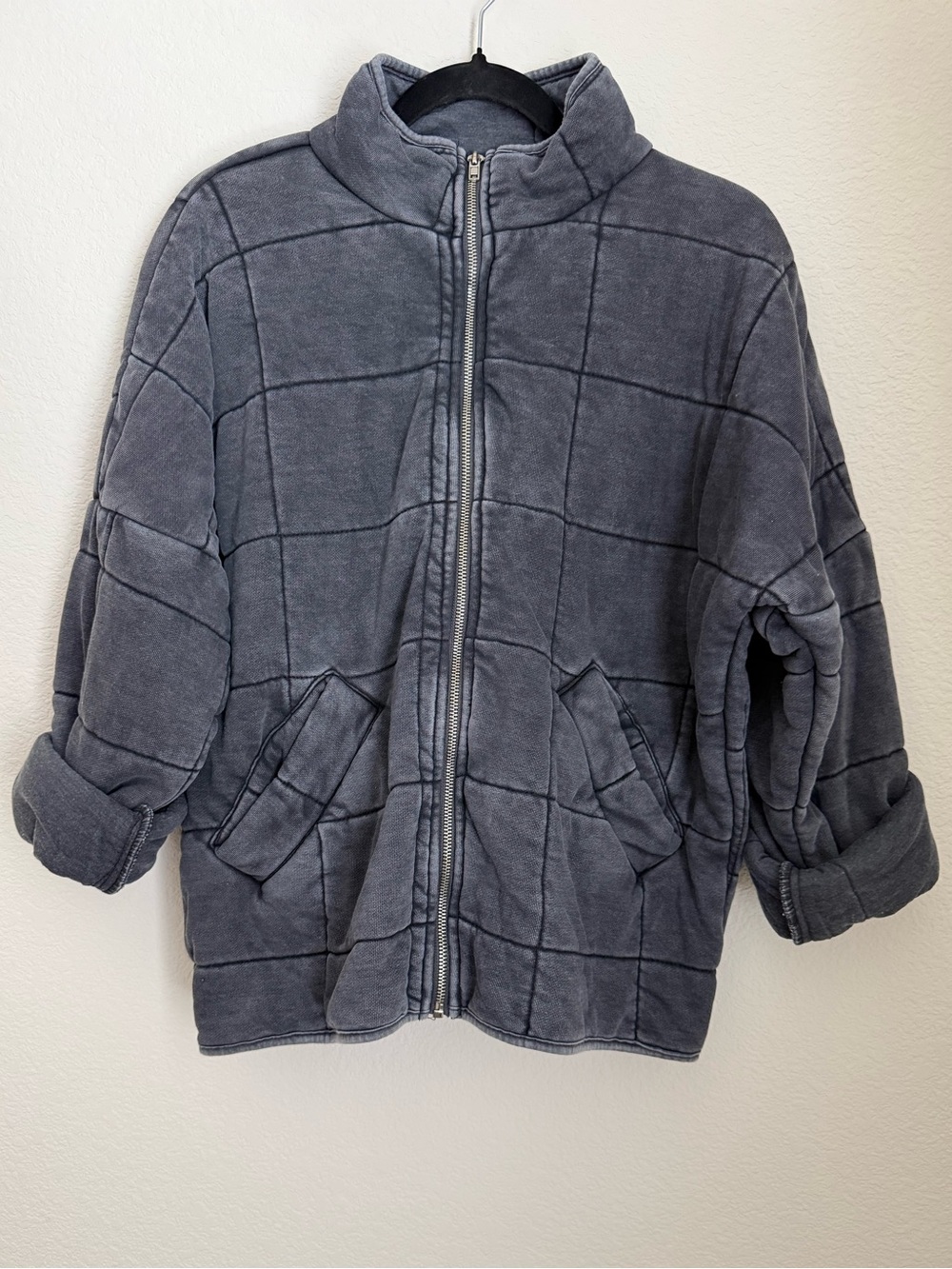 Forever 21 | Oversized Cozy Charcoal Quilted Jacket